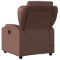 vidaXL Sillón de masaje reclinable cuero sintético marrón vidaXL Sillón de masaje reclinable cuero sintético marrón