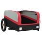 vidaXL Remolque para bicicleta hierro negro y rojo 30 kg vidaXL Remolque para bicicleta hierro negro y rojo 30 kg