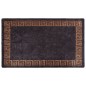 vidaXL Alfombra lavable antideslizante negro y dorado 120x170 cm vidaXL Alfombra lavable antideslizante negro y dorado 120x170 cm