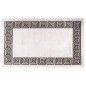 vidaXL Alfombra lavable antideslizante blanco y negro 150x230 cm vidaXL Alfombra lavable antideslizante blanco y negro 150x230 cm