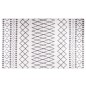vidaXL Alfombra lavable antideslizante negro y blanco 120x170 cm vidaXL Alfombra lavable antideslizante negro y blanco 120x170 cm