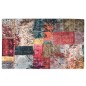 vidaXL Alfombra lavable antideslizante patchwork multicolor 120x170 cm vidaXL Alfombra lavable antideslizante patchwork multicolor 120x170 cm