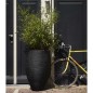Capi Jarrón Nature Rib elegante Deluxe negro 45x72 cm Capi Jarrón Nature Rib elegante Deluxe negro 45x72 cm