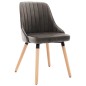 vidaXL Sillas de comedor 2 unidades terciopelo gris oscuro vidaXL Sillas de comedor 2 unidades terciopelo gris oscuro