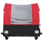 vidaXL Remolque para bicicleta hierro negro y rojo 45 kg vidaXL Remolque para bicicleta hierro negro y rojo 45 kg