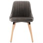 vidaXL Sillas de comedor 2 unidades terciopelo gris oscuro vidaXL Sillas de comedor 2 unidades terciopelo gris oscuro