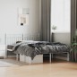 vidaXL Estructura de cama con cabecero metal blanca 140x200 cm vidaXL Estructura de cama con cabecero metal blanca 140x200 cm