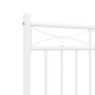 vidaXL Estructura de cama con cabecero metal blanca 140x200 cm vidaXL Estructura de cama con cabecero metal blanca 140x200 cm