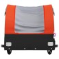 vidaXL Remolque para bicicleta hierro negro y naranja 45 kg vidaXL Remolque para bicicleta hierro negro y naranja 45 kg