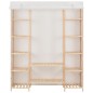 vidaXL Armario de tela blanco 135x40x170 cm vidaXL Armario de tela blanco 135x40x170 cm