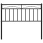 vidaXL Cabecero de metal negro 100 cm vidaXL Cabecero de metal negro 100 cm