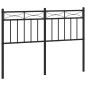 vidaXL Cabecero de metal negro 120 cm vidaXL Cabecero de metal negro 120 cm