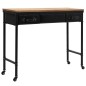 vidaXL Mesa consola madera MDF y abeto 100x33,5x80 cm vidaXL Mesa consola madera MDF y abeto 100x33,5x80 cm