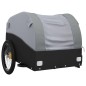 vidaXL Remolque para bicicleta hierro negro y gris 45 kg vidaXL Remolque para bicicleta hierro negro y gris 45 kg
