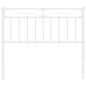 vidaXL Cabecero de metal blanco 100 cm vidaXL Cabecero de metal blanco 100 cm