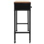 vidaXL Mesa consola madera MDF y abeto 100x33,5x80 cm vidaXL Mesa consola madera MDF y abeto 100x33,5x80 cm