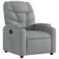 vidaXL Sillón reclinable de tela gris claro vidaXL Sillón reclinable de tela gris claro