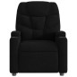 vidaXL Sillón reclinable de masaje de tela negro vidaXL Sillón reclinable de masaje de tela negro