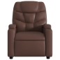 vidaXL Sillón de masaje reclinable cuero sintético marrón vidaXL Sillón de masaje reclinable cuero sintético marrón