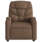 vidaXL Sillón reclinable con masaje de tela marrón vidaXL Sillón reclinable con masaje de tela marrón