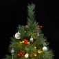 vidaXL Árbol de Navidad artificial con bisagras 150 LED y bolas 150 cm vidaXL Árbol de Navidad artificial con bisagras 150 LED y bolas 150 cm