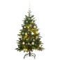 vidaXL Árbol de Navidad artificial con bisagras 150 LED y bolas 150 cm vidaXL Árbol de Navidad artificial con bisagras 150 LED y bolas 150 cm