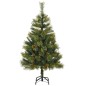 vidaXL Árbol de Navidad artificial con bisagras 150 LED y bolas 150 cm vidaXL Árbol de Navidad artificial con bisagras 150 LED y bolas 150 cm