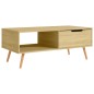 vidaXL Mesa de centro madera de ingeniería roble Sonoma 100x49,5x43 cm