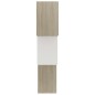 vidaXL Estante pared de cubo contrachapada blanco roble 68x15x68 cm vidaXL Estante pared de cubo contrachapada blanco roble 68x15x68 cm
