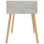 vidaXL Mesitas de noche 2 uds madera de ingeniería gris hormigón vidaXL Mesitas de noche 2 uds madera de ingeniería gris hormigón