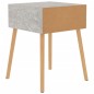 vidaXL Mesitas de noche 2 uds madera de ingeniería gris hormigón vidaXL Mesitas de noche 2 uds madera de ingeniería gris hormigón