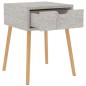 vidaXL Mesitas de noche 2 uds madera de ingeniería gris hormigón vidaXL Mesitas de noche 2 uds madera de ingeniería gris hormigón