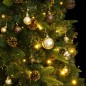 vidaXL Árbol de Navidad artificial con bisagras 300 LED y bolas 210 cm vidaXL Árbol de Navidad artificial con bisagras 300 LED y bolas 210 cm