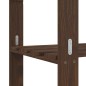vidaXL Estantería de 3 niveles madera maciza pino marrón 80x38x90 cm vidaXL Estantería de 3 niveles madera maciza pino marrón 80x38x90 cm
