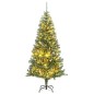 vidaXL Árbol de Navidad artificial con 300 LED bolas y nieve 210 cm vidaXL Árbol de Navidad artificial con 300 LED bolas y nieve 210 cm
