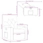 vidaXL Sillón reclinable de cuero sintético crema vidaXL Sillón reclinable de cuero sintético crema
