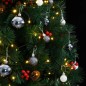 vidaXL Árbol de Navidad artificial con bisagras 300 LED y bolas 180 cm vidaXL Árbol de Navidad artificial con bisagras 300 LED y bolas 180 cm
