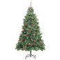vidaXL Árbol de Navidad artificial con bisagras 300 LED y bolas 180 cm vidaXL Árbol de Navidad artificial con bisagras 300 LED y bolas 180 cm
