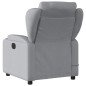 vidaXL Sillón reclinable de masaje de tela gris claro vidaXL Sillón reclinable de masaje de tela gris claro