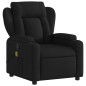 vidaXL Sillón reclinable de masaje de tela negro vidaXL Sillón reclinable de masaje de tela negro