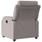 vidaXL Sillón reclinable de tela gris taupe vidaXL Sillón reclinable de tela gris taupe