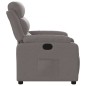 vidaXL Sillón reclinable de tela gris taupe vidaXL Sillón reclinable de tela gris taupe