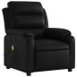 vidaXL Sillón de masaje reclinable cuero sintético negro vidaXL Sillón de masaje reclinable cuero sintético negro