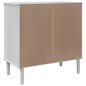 vidaXL Aparador SENJA aspecto de ratán madera pino blanco 80x40x80 cm vidaXL Aparador SENJA aspecto de ratán madera pino blanco 80x40x80 cm