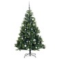 vidaXL Árbol de Navidad artificial con bisagras 300 LED y bolas 240 cm vidaXL Árbol de Navidad artificial con bisagras 300 LED y bolas 240 cm