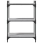 vidaXL Librería 3 estantes madera ingeniería gris Sonoma 60x30x86 cm vidaXL Librería 3 estantes madera ingeniería gris Sonoma 60x30x86 cm