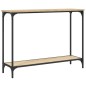 vidaXL Mesa consola madera de ingeniería roble Sonoma 101x30,5x75 cm