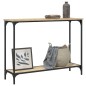 vidaXL Mesa consola madera de ingeniería roble Sonoma 101x30,5x75 cm