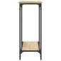 vidaXL Mesa consola madera de ingeniería roble Sonoma 101x30,5x75 cm
