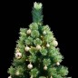vidaXL Árbol de Navidad artificial con bisagras 300 LED y bolas 210 cm vidaXL Árbol de Navidad artificial con bisagras 300 LED y bolas 210 cm